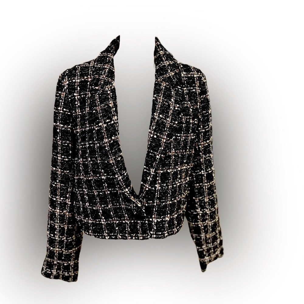 Size Large Abercrombie and Fitch Cropped Coat. NWT. Perfect condition.